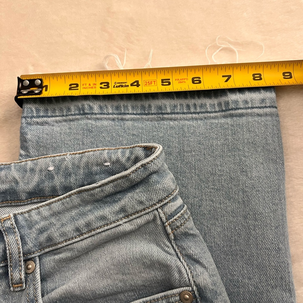 LOFT Light Blue The Kick Crop Denim Jeans, Size 30/10 - Picture 7 of 12